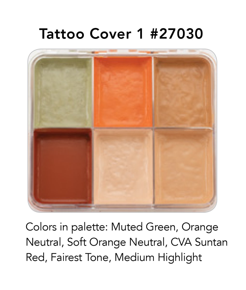 Graftobian alcohol palette tattoo cover 1
